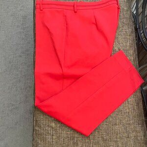 Red Calvin Klein Pants